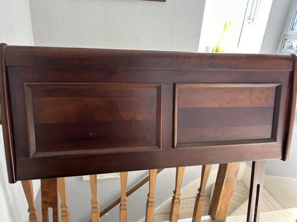 Image 2 of Double Willis and gambier solid cherrywood headboard