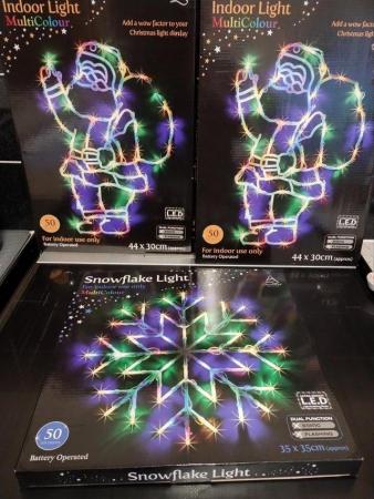 Image 3 of 5 x  flashing christmas lights