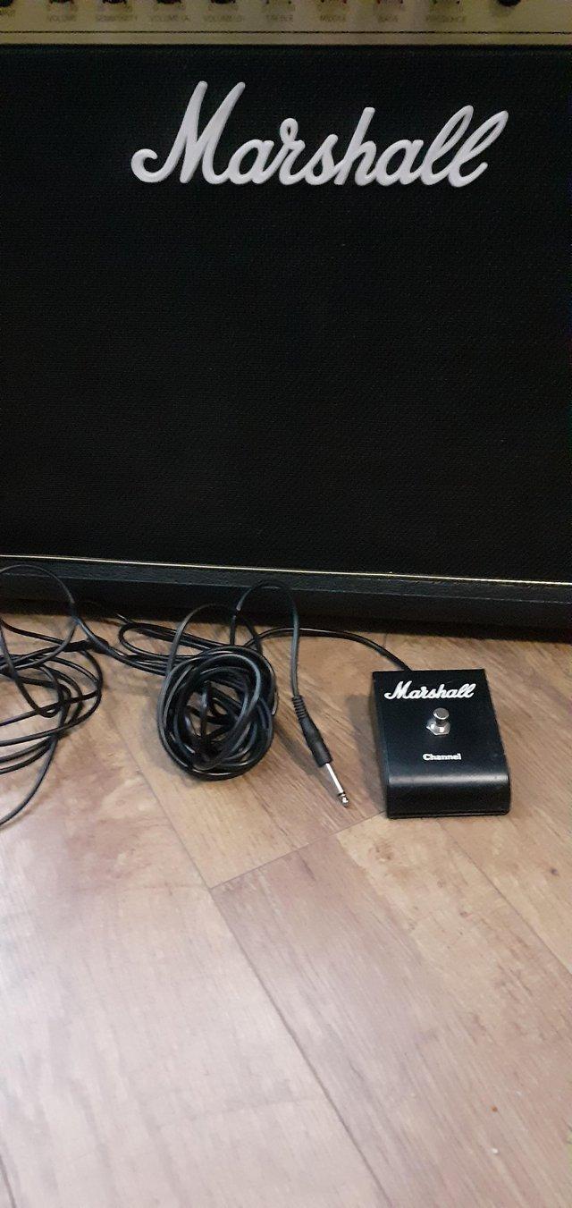 Preview of the first image of Marshall JCM 900 amp and foot pedal.