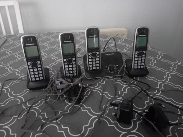 Image 1 of Panasonic Chordless phones X 4