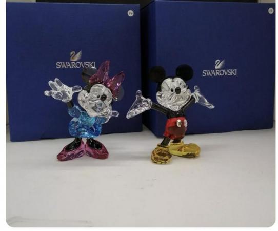Image 1 of Swarovski Minnie and Mickey Mouse Crystals