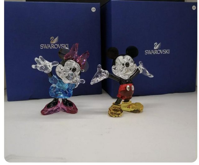 Preview of the first image of Swarovski Minnie and Mickey Mouse Crystals.