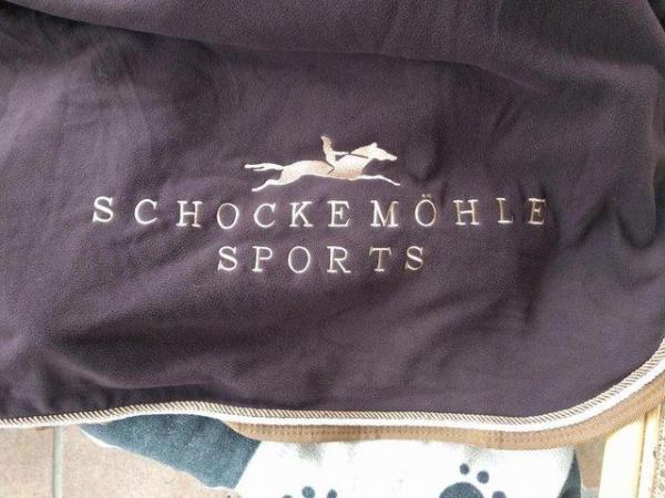 Image 7 of NEW SCHOCKEMOHLE FIRST CLASS PLUS LOGO FLEECE 6ft6" BROWN/CR