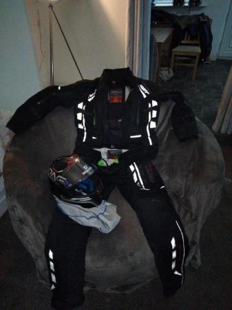 Image 3 of RST PRO SERIES 2 PIECE SUIT, AND HELMET