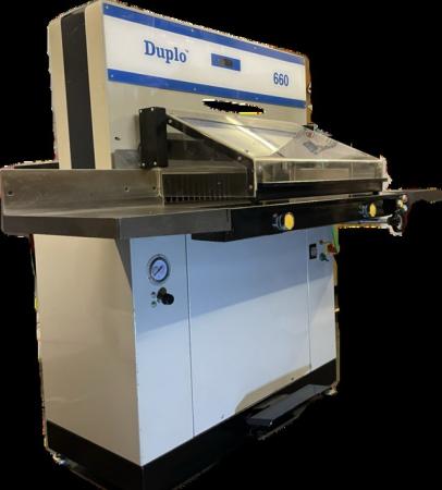 Image 2 of DUPLO 660 PAPER CUTTER GUILLOTINE FOR SALE