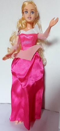 Image 2 of DISNEY, AURORA DOLL by SIMBA pink dress 31 cm tall