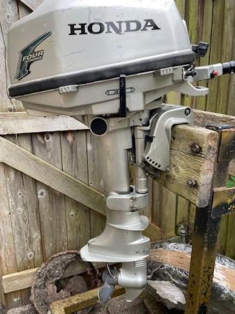 Image 6 of Honda 5hp BF5A Outboard Engine Short Shaft, Good Condition.