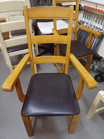 Image 3 of 8 Oak kitchen chairs for sale