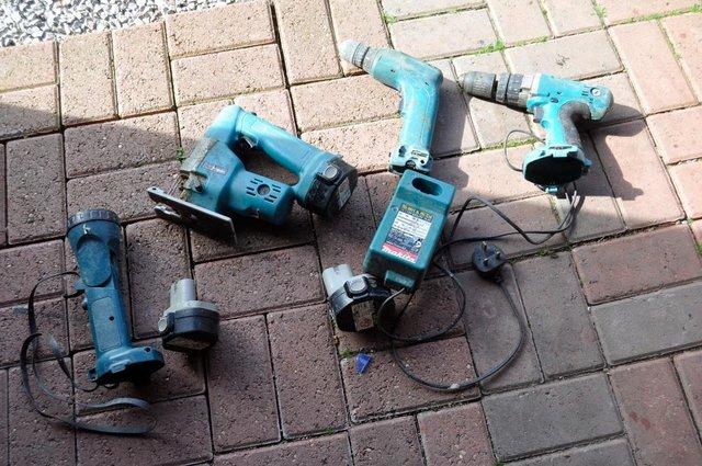 Preview of the first image of Makita cordless tools not working.