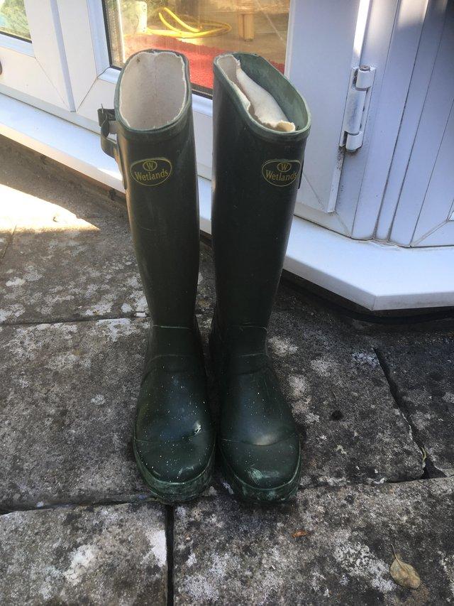 Preview of the first image of Wetland Wellington boots size 8.