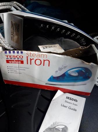 Image 3 of TESCO STEAM IRON, FOR CLOTHES OR ITEMS
