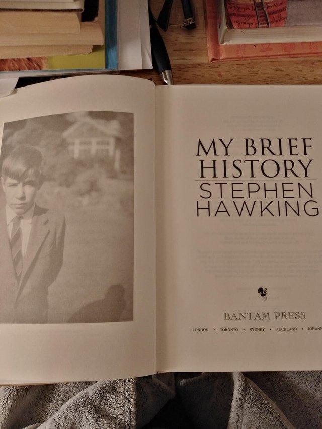 Preview of the first image of Stephen Hawking - My Brief History - 1st Edition.