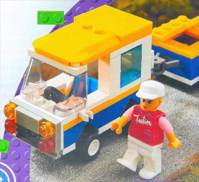 Preview of the first image of UNUSED BLOX BUILDING SET - CAMPER VAN - COMPLETE.