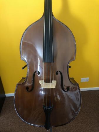 Image 3 of Stentor Student double bass 1/2 size