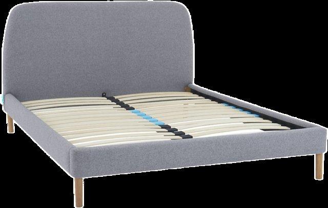 Image 2 of John Lewis Super King Upholstered Bed Frame with Headboard