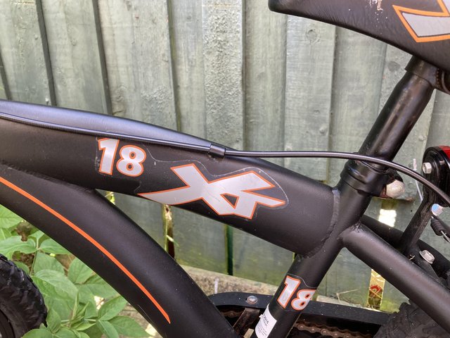 Preview of the first image of BMX x18 in black  needs part for front brake.