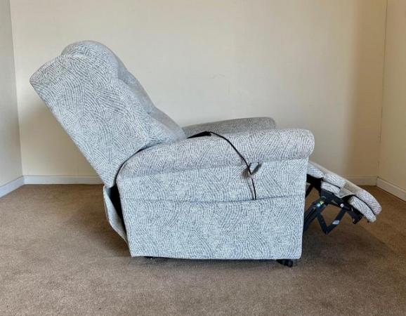 Image 21 of PRIDE ELECTRIC RISER RECLINER DUAL MOTOR GREY CHAIR DELIVERY
