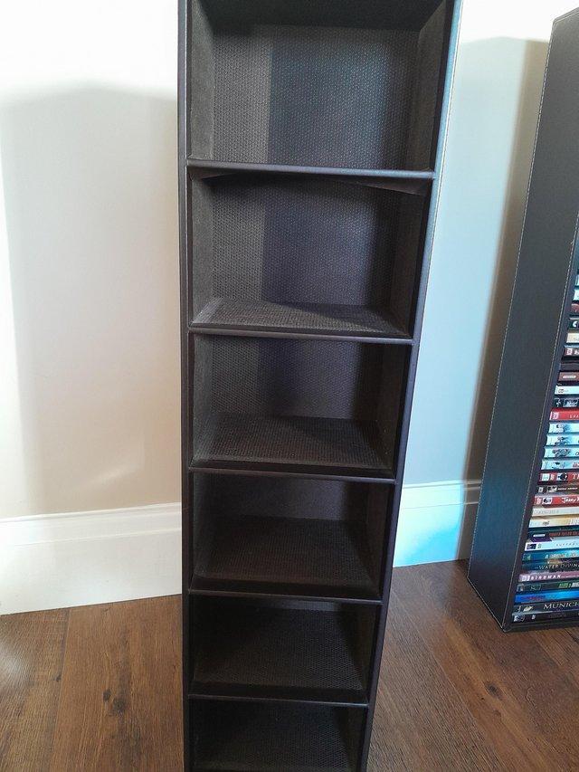 Preview of the first image of 4 Leather Look DVD Storage.