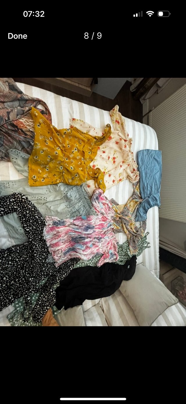 Preview of the first image of Huge full wardrobe women’s clothing 8/ small 10 over 40 item.
