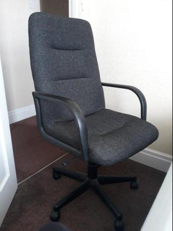 Image 1 of High back material computer chair.