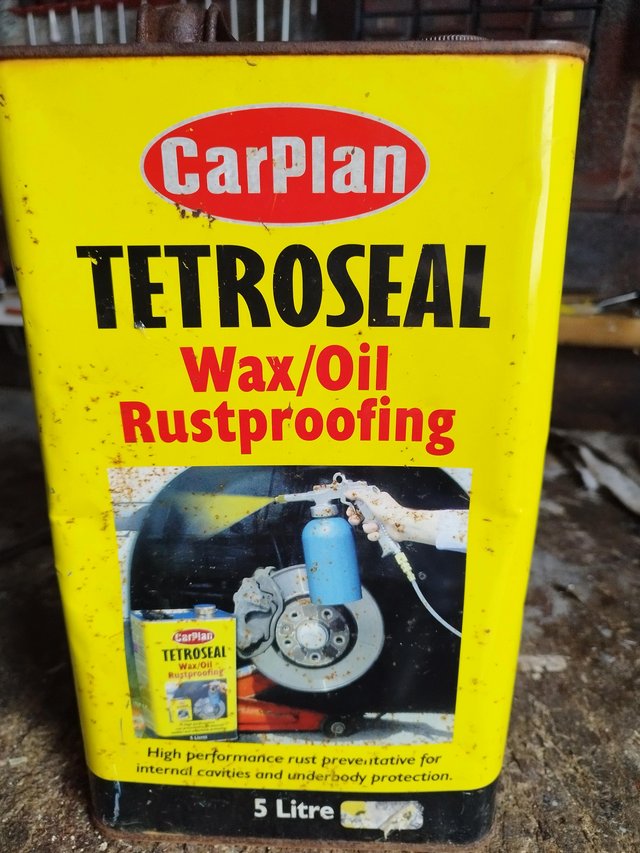 Preview of the first image of 5l tin of tetroseal waxoyl.