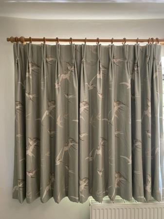 Image 3 of Beautiful Sanderson Fabric Curtains