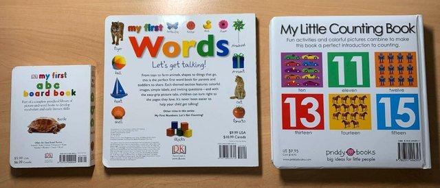 Image 2 of 3 Books-My first abc, My First Words,My Little Counting Book