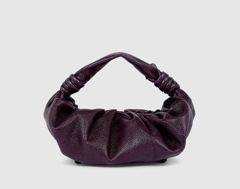 Preview of the first image of Ecco Leather "Cocoon" / Scrunch Hobo Bag.