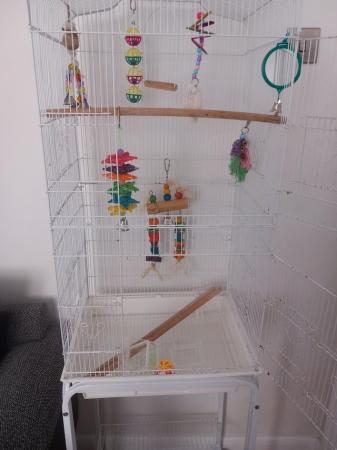 Image 5 of Bird cage comes with stand