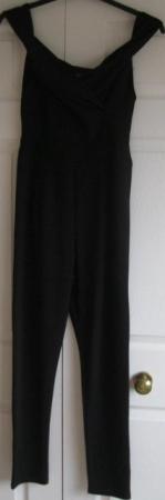 Image 1 of Black sleeveless Jumpsuit by Missfiga, size 8