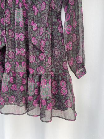 Image 2 of Zara Women Summer Flower Dress - Size 8 - New