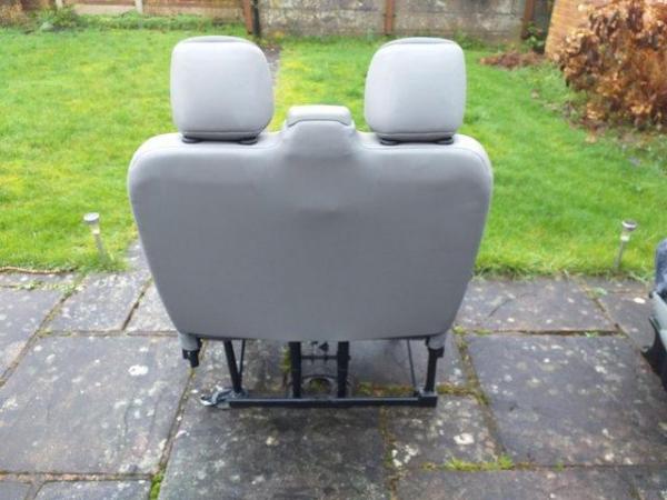 Image 2 of Vauxhall Vivaro Driver and double passenger seat
