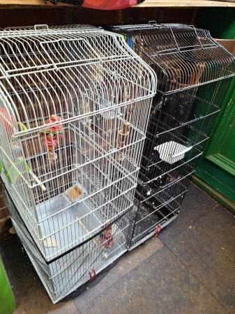 Image 3 of Bird cages for sale black and white