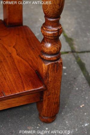 Image 38 of SOLID OAK HALL LAMP PHONE TABLE SIDEBOARD DRESSER BASE STAND