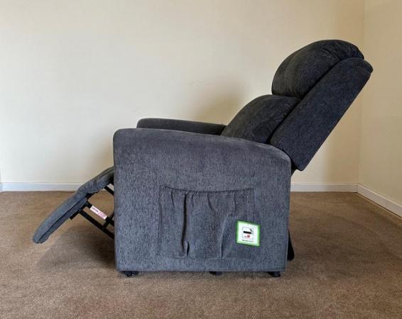 Image 11 of ELECTRIC RISER RECLINER DUAL MOTOR CHAIR GREY ~ CAN DELIVER