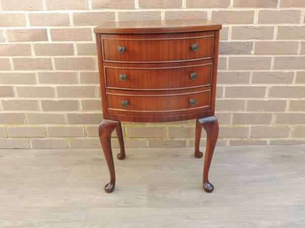 Image 1 of Queen Anne Tall Side Table (UK Delivery)