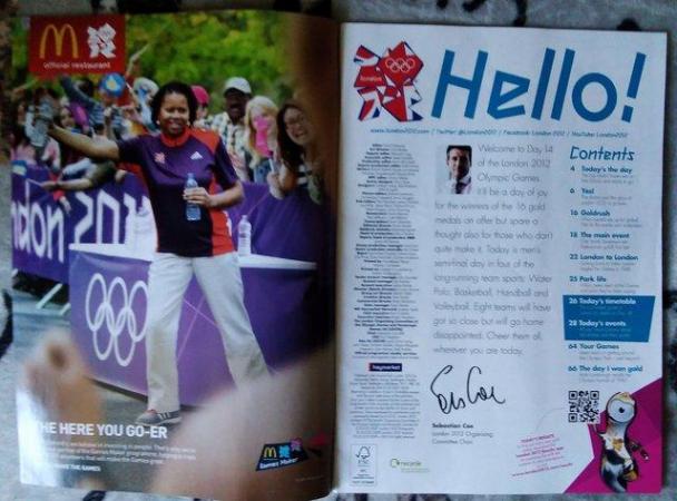 Image 2 of London 2012 Day 14 Official Programme