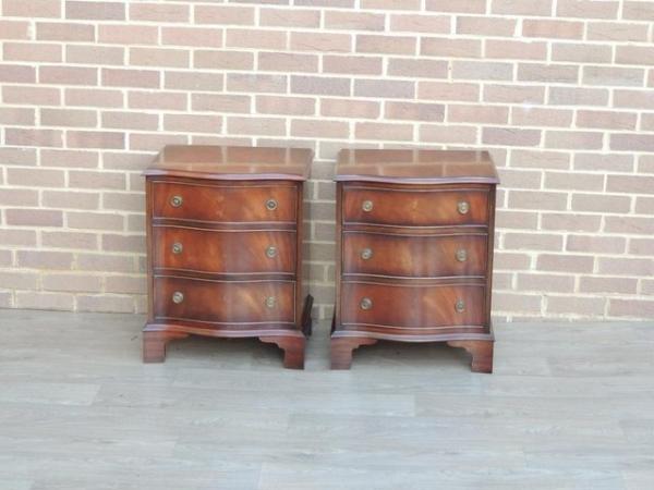Image 3 of Pair of Bevan Funnell Bedside Chests (UK Delivery)