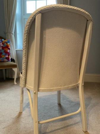 Image 3 of Lloyd loom bedroom chair, very good condition, no holes, new