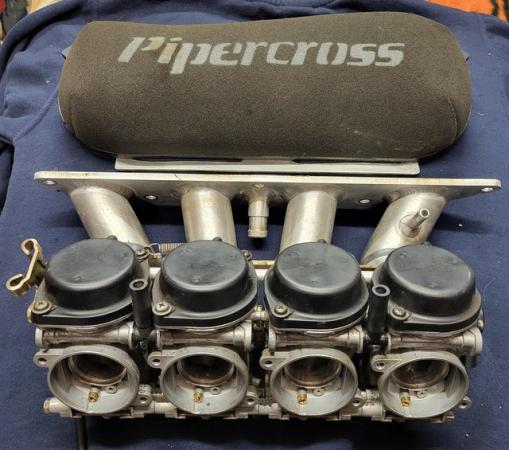 Image 3 of Pinto manifold with bike carbs