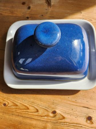 Image 2 of DENBY IMPERIAL BLUE BUTTERDISH