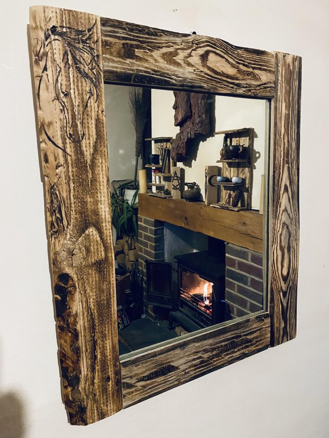 Preview of the first image of Horse lovers Rustic Mirror.