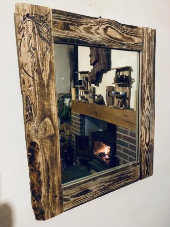 Image 1 of Horse lovers Rustic Mirror