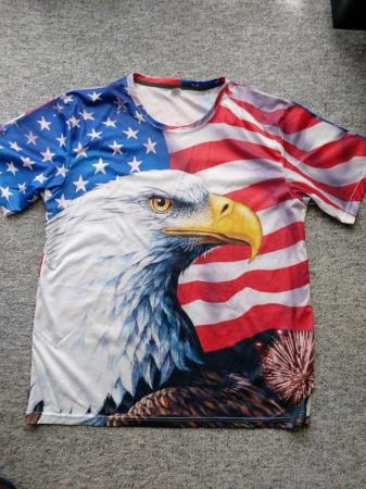 Image 2 of American Eagle 3D Print T-shirt Short Sleeve