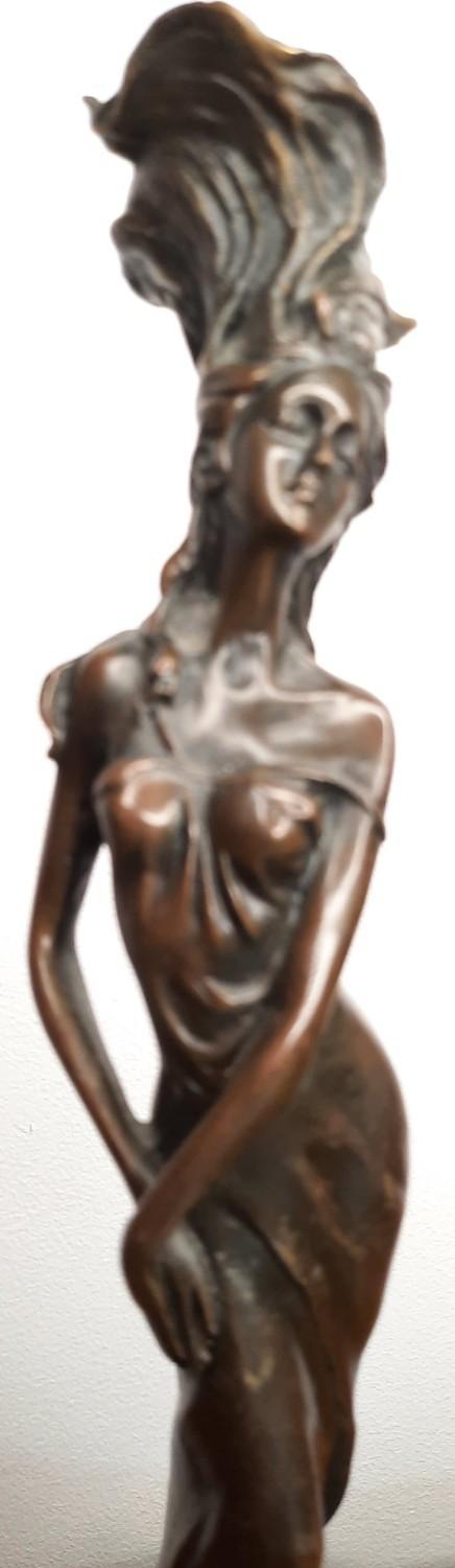 Preview of the first image of Antique, Art Deco, Bronze, Marble Collectible Antiques - ONO.