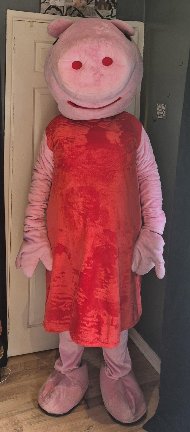 Preview of the first image of Lookalike peppa pig mascot costume.
