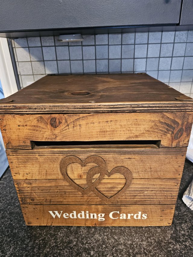 Preview of the first image of Wedding post box wedding reception..
