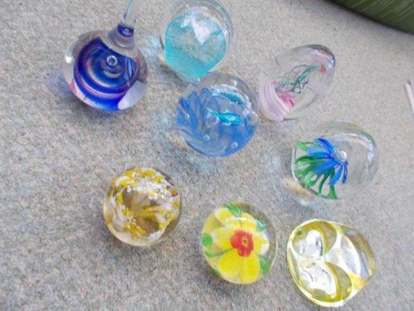 Image 3 of Selection of pretty glass paperweights