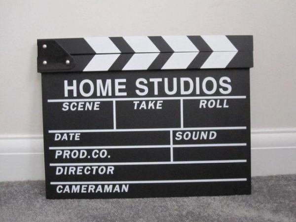 Image 3 of Director's clapperboard wall art
