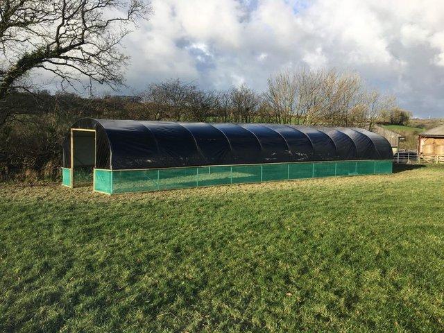 Preview of the first image of Livestock polytunnel flat pack for sale.